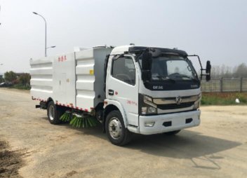 聚塵王牌HNY5120TSLE6型掃路車(chē)