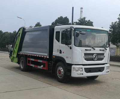 聚塵王牌HNY5185ZYSE6型壓縮式垃圾車