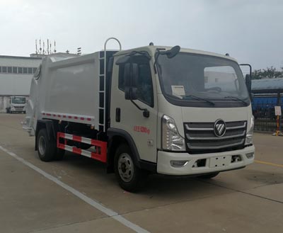 聚塵王牌HNY5080ZYSB6型壓縮式垃圾車