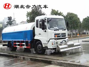 東風(fēng)天錦8噸高壓清洗吸糞車(chē)帶路面清洗灑水車(chē)